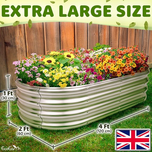 Galvanized raised garden - raised, bed