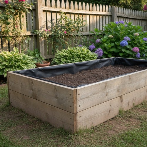 Wooden garden raised grow - garden,