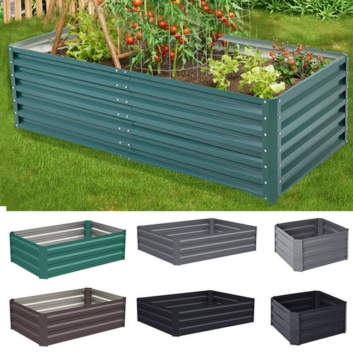 Metal raised garden - raised,