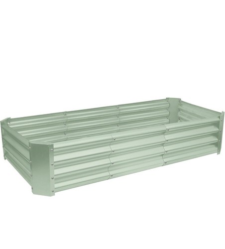 Galvanized raised garden - galvanized, bed