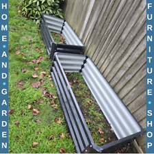 Set of 2 Garden Steel Raised