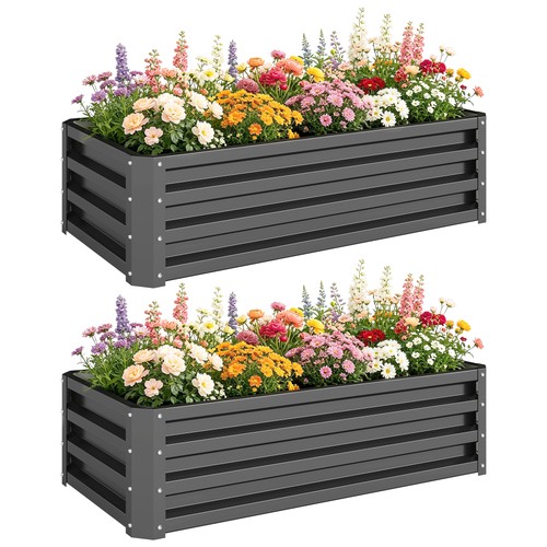 Outsunny set raised - outsunny, 2