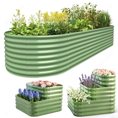 Garden metal raised vegetable - metal,
