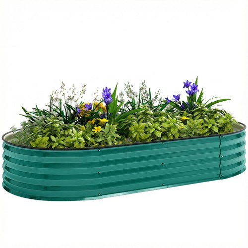 Outsunny galvanised raised - outsunny,