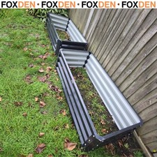 Set of 2 Garden Steel Raised