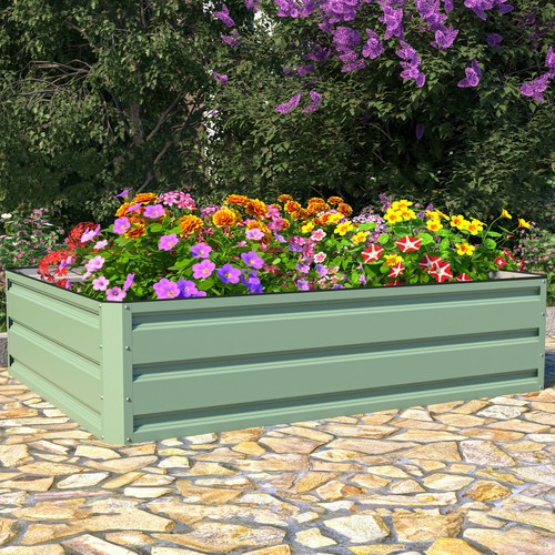 Garden metal raised vegetable - metal,