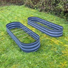 2 x Metal Raised Bed Vegetable