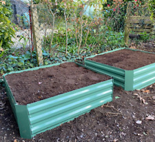 2 x Garden Raised Bed Green