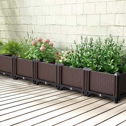 Rattan effect garden raised - garden,